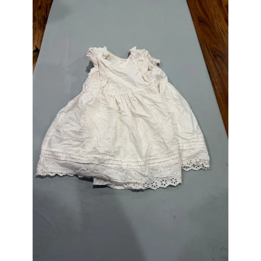 Cottagecore Toddler OshKosh B'gosh Eyelet Lace Dress 2T White